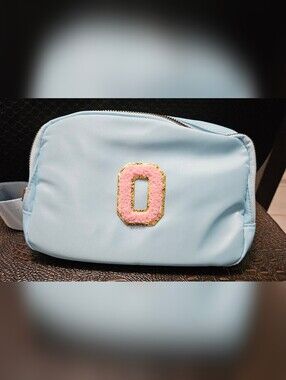 Uygafly fanny bag belt bag personalized O Pink and blue New